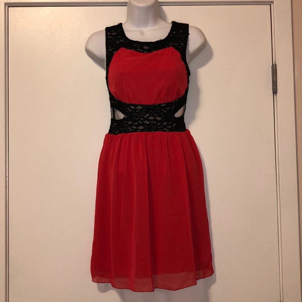 Coral Short Formal Dress